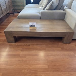 HUDSON COFFEE TABLE 15" H X 70" W X 35" D