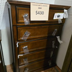 5 DRAWER CHEST OF DRAWERS